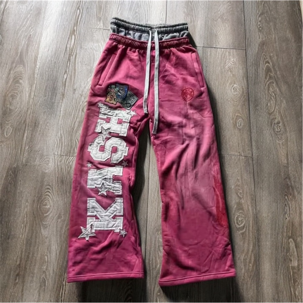 Kappa Men's Pink Sweatpants
